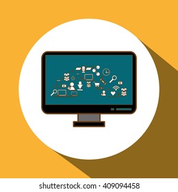 Graphic Design of Social Media , editable vector
