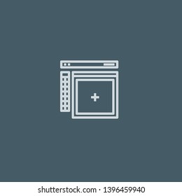 Graphic Design Software vector icon. Graphic Design Software concept stroke symbol design. Thin graphic elements vector illustration, outline pattern for your web site design, logo, UI. EPS 10.