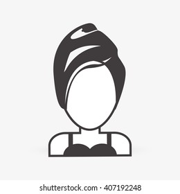 Graphic design of spa center, editable vecctor
