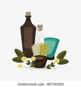 Graphic design of spa center, editable vecctor