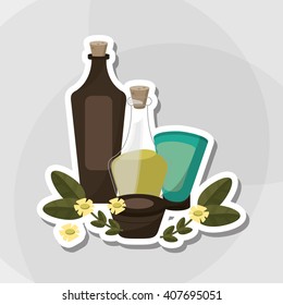 Graphic design of spa center, editable vecctor