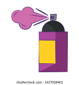 Graphic design spray bottle software tool symbol isolated illustration editable image