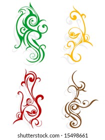 Graphic design swirls