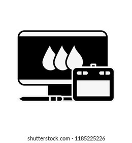 graphic design tablet computer and digital pen