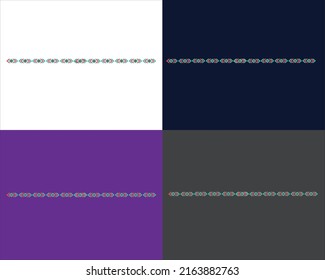 Color del borde del ancho de banda del diseño gráfico 