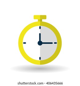 Graphic design of time , vector illustration