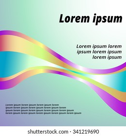 Graphic design title cover. Abstract brochure flayer vector