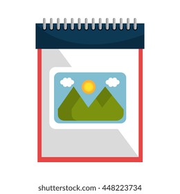 Graphic design tool isolated flat icon, vector illustration graphic.