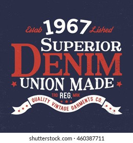 graphic design with typo for tee