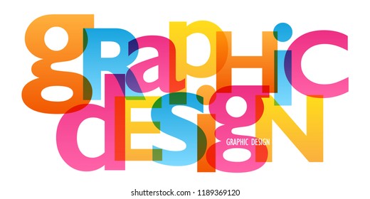 GRAPHIC DESIGN typography banner