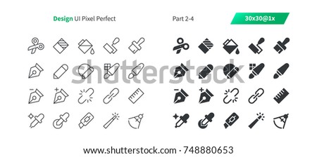 Graphic Design UI Pixel Perfect Well-crafted Vector Thin Line And Solid Icons 30 1x Grid for Web Graphics and Apps. Simple Minimal Pictogram Part 2-4
