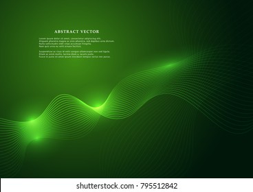The graphic design for use in the projects business, science, education and technology.Abstract background in modern style, vector illustrations. bright lines.