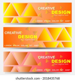 diseño gráfico de banner vectorial para publicidad