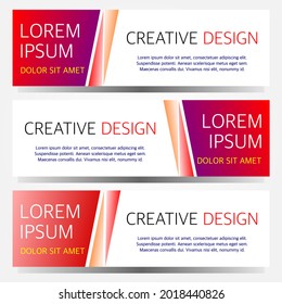 diseño gráfico de banner vectorial para publicidad