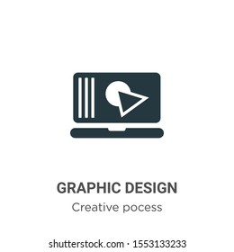 Graphic design vector icon on white background. Flat vector graphic design icon symbol sign from modern creative pocess collection for mobile concept and web apps design.