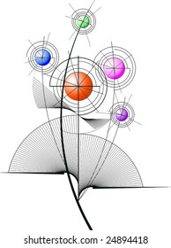 Graphic design. Vector illustration.
