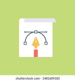 Graphic Design Vector illustration Icon