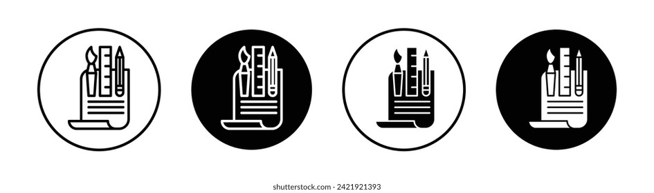 Graphic Design Vector Line Icon Illustration.
