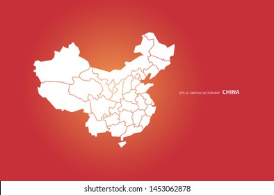 graphic design vector map of asia