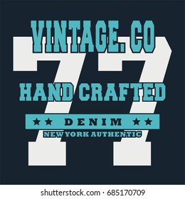 graphic design vintage for shirt and print