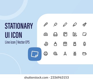 Graphic design web icons in line style. Icons for graphic designer, creative package, stationary, software, creativity, tools, drawing, collection. Vector illustration.