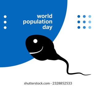 Diseño gráfico para el Día Mundial de la Población