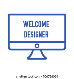 Graphic designer computer