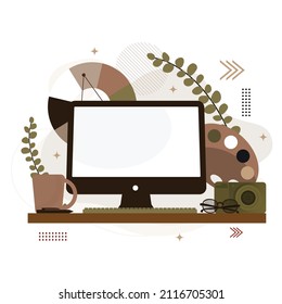 Diseño gráfico Herramienta de dibujo digital Ilustración de diseño plano
