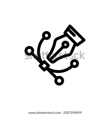 graphic designer icon design on white background