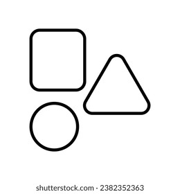 Graphic designer icon isolate white background vector stock illustration