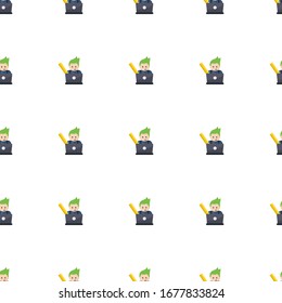 diseño gráfico patrón de icono sin problemas aislado en fondo blanco. Icono de diseñador gráfico plano editable. diseño gráfico de icono para web y móvil.