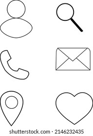  graphic designer Icon set vactor