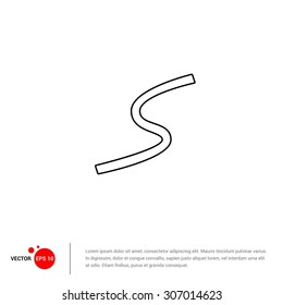 Graphic designer Nodes Icon - Vector Illustration - Flat pictogram icon
