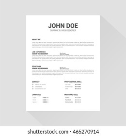 Graphic Designer Resume Template