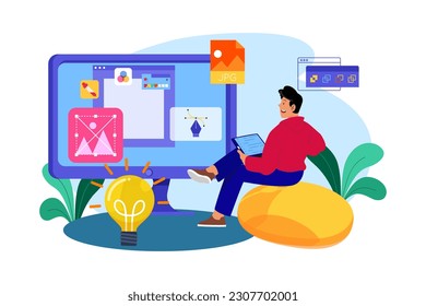 Graphic designers create visual content for advertising campaigns.