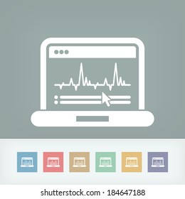 Graphic diagram computer icon