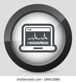 Graphic diagram computer icon