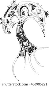 Graphic dolphin