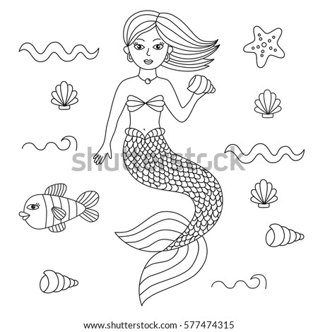 graphic doodle black white line drawing stock vector royalty free