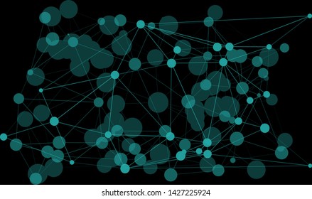 Graphic dot backgrounds with copy space layout idea