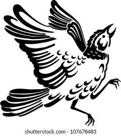 graphic drawing birds