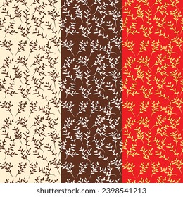 Fondo del patrón floral de dibujo gráfico