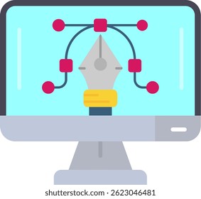 Graphic editor Line vector Icon Design