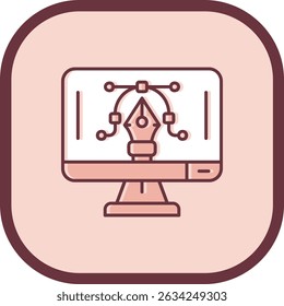 Graphic editor Line vector Icon Design