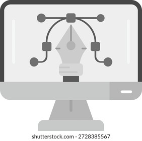 Graphic editor Line vector Icon Design