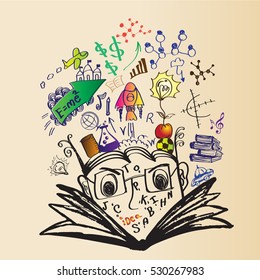 Graphic Education designs concept-vector