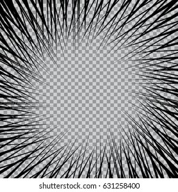  graphic effects on Transparent Background. Vector illustration