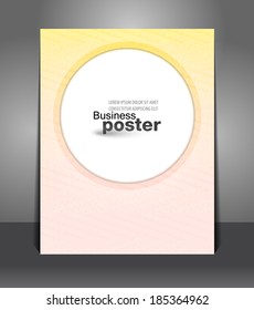 Graphic elegant design poster. Abstract layout template background