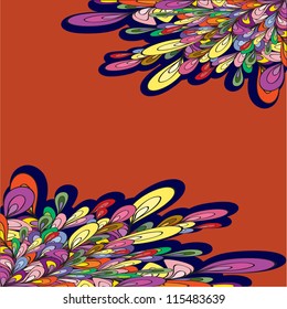 Graphic element. Color lines. Vector illustration.