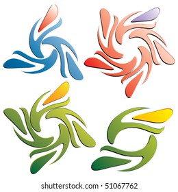 Grafisches Element. Grafische Design-Illustration.
